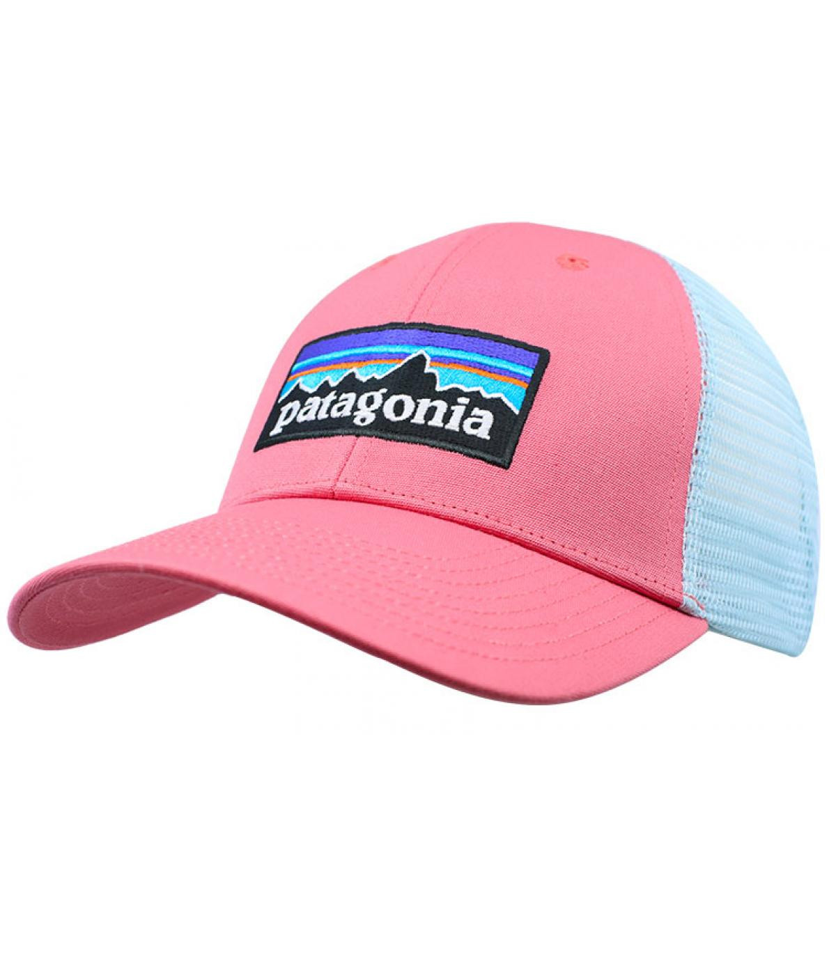 P6 Logo Trucker LoPro sticker pink Patagonia